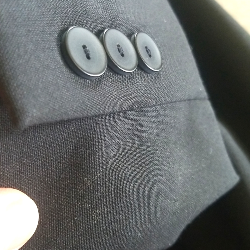 Pendleton Wool Black Blazer Jacket Lined 12 - image 8